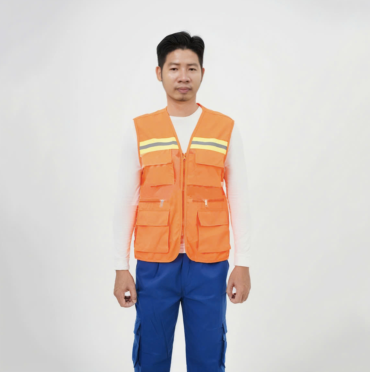 Áo gile bảo hộ TA04 - màu cam