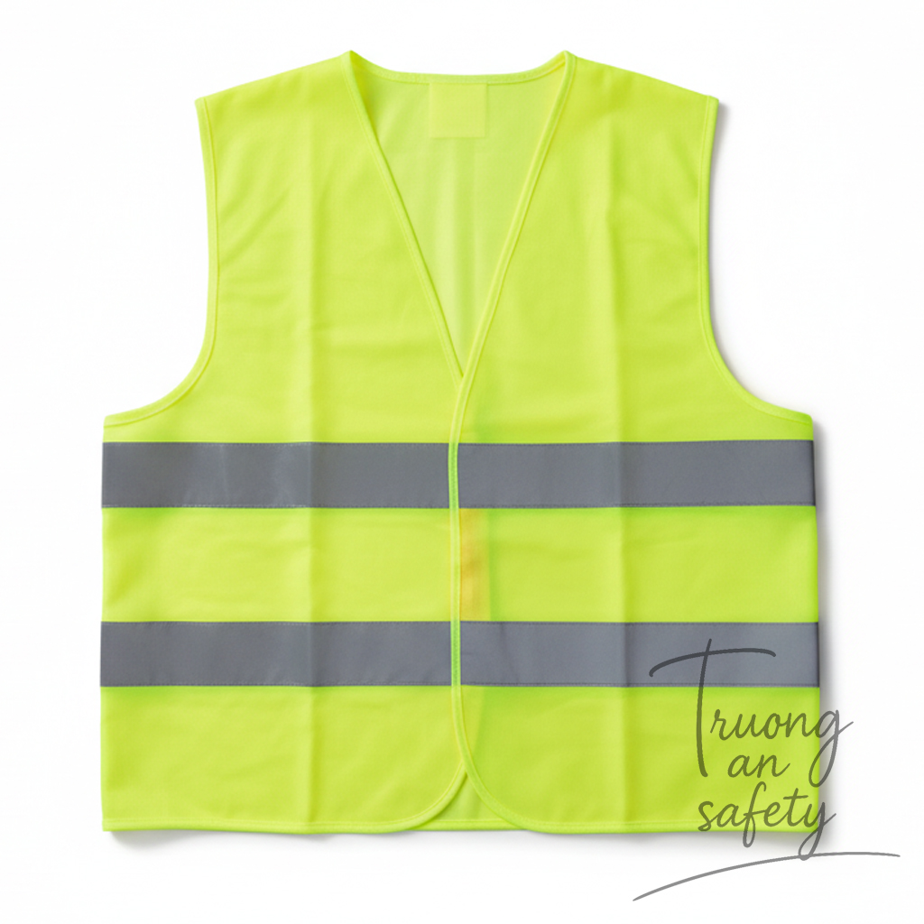 Áo lưới bảo hộ - màu xanh chuối - vải poly