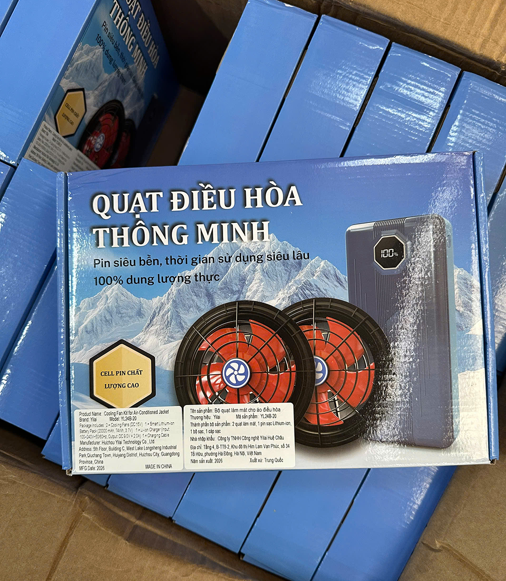 Quạt điều hòa cho áo quạt thương hiệu Yilai